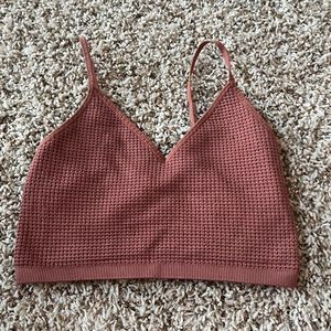 v-neck tank top, salmon